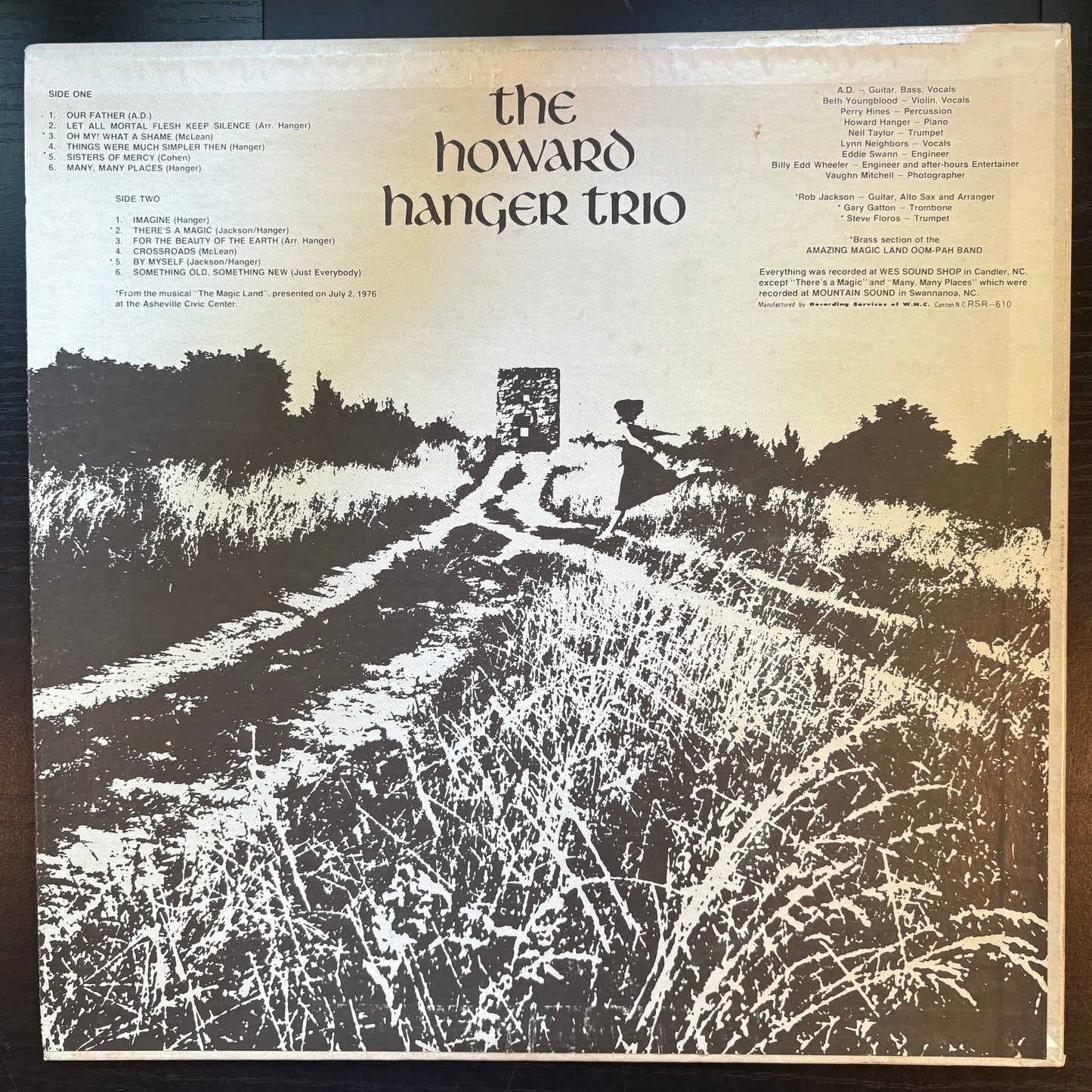 Howard Hanger Trio, "The Howard Hanger Trio" [VG Used]