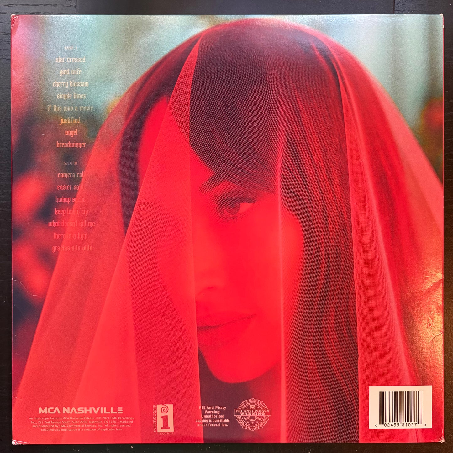 Kacey Musgraves, "Star-Crossed" (Red Vinyl) [VG Used]