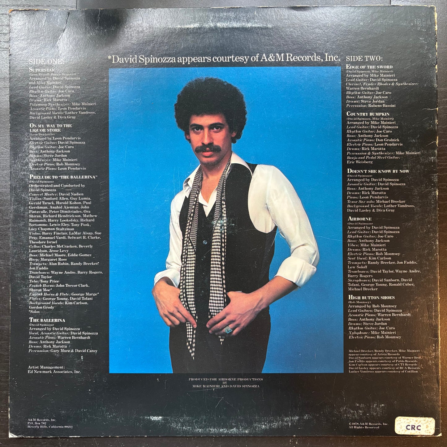 David Spinozza, "Spinozza" [VG Used]