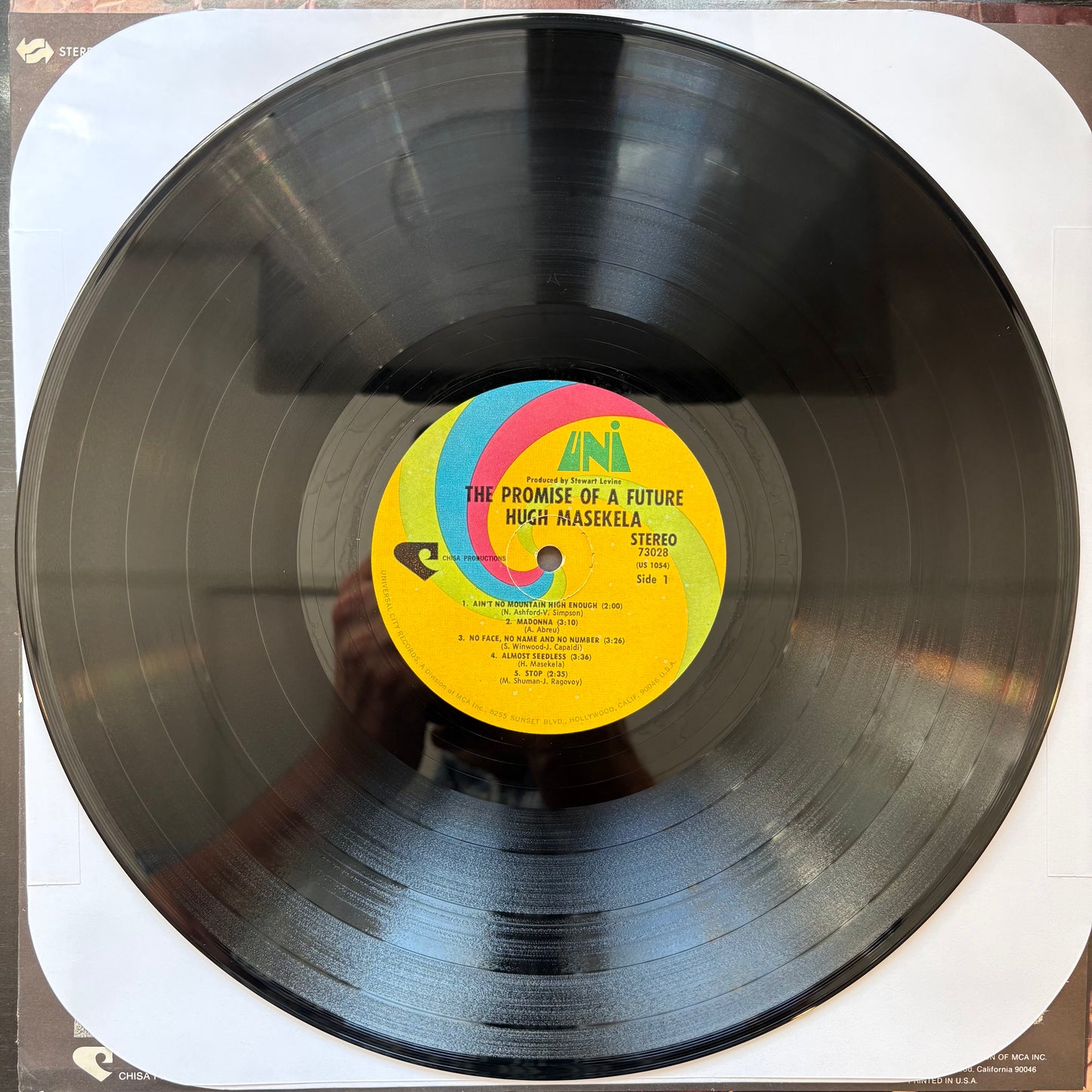 Hugh Masekela, "The Promise of a Future" [VG- Used]