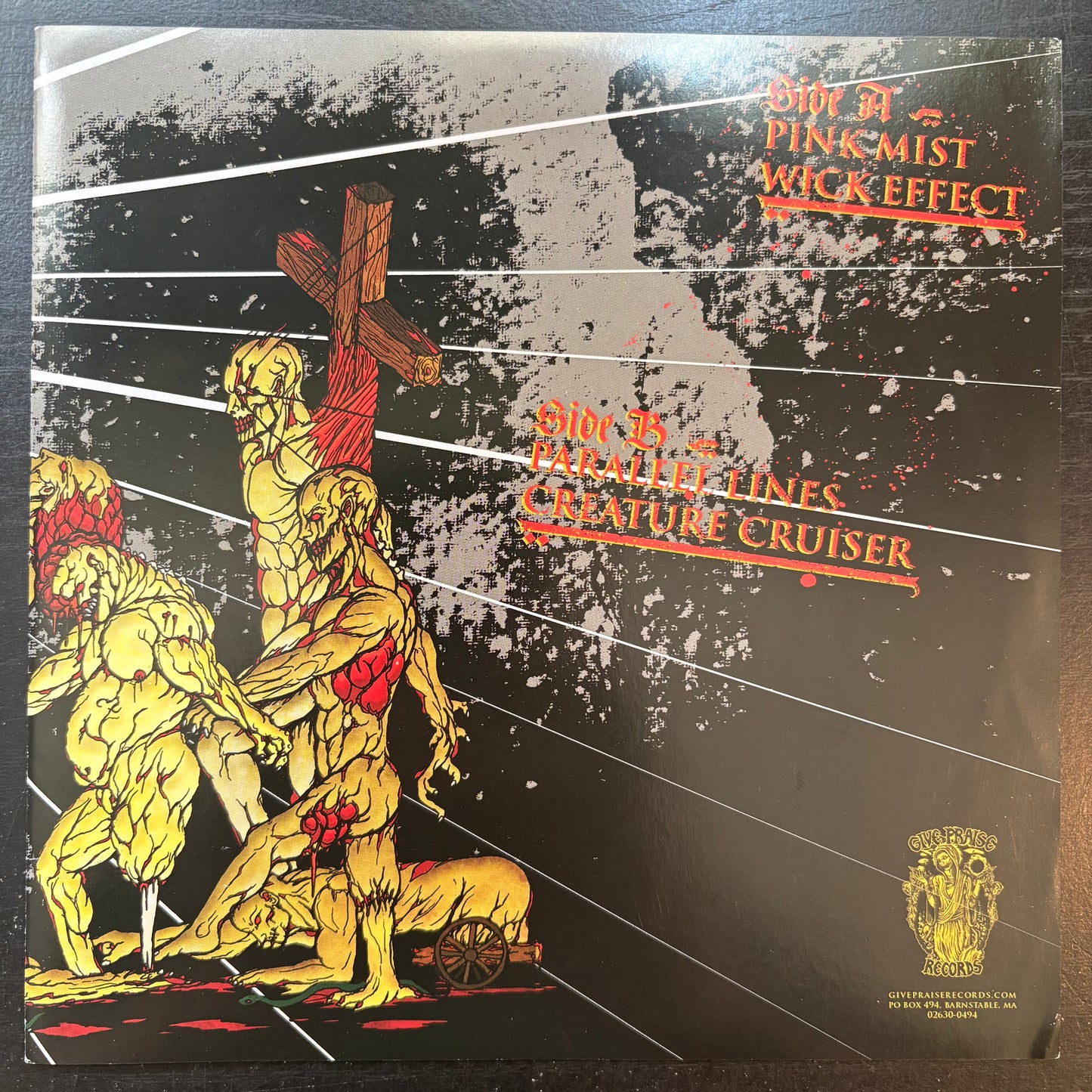 Buried at Birth, "Buried at Birth" (7") (Multi-Color Swirl Vinyl) [EX Used]