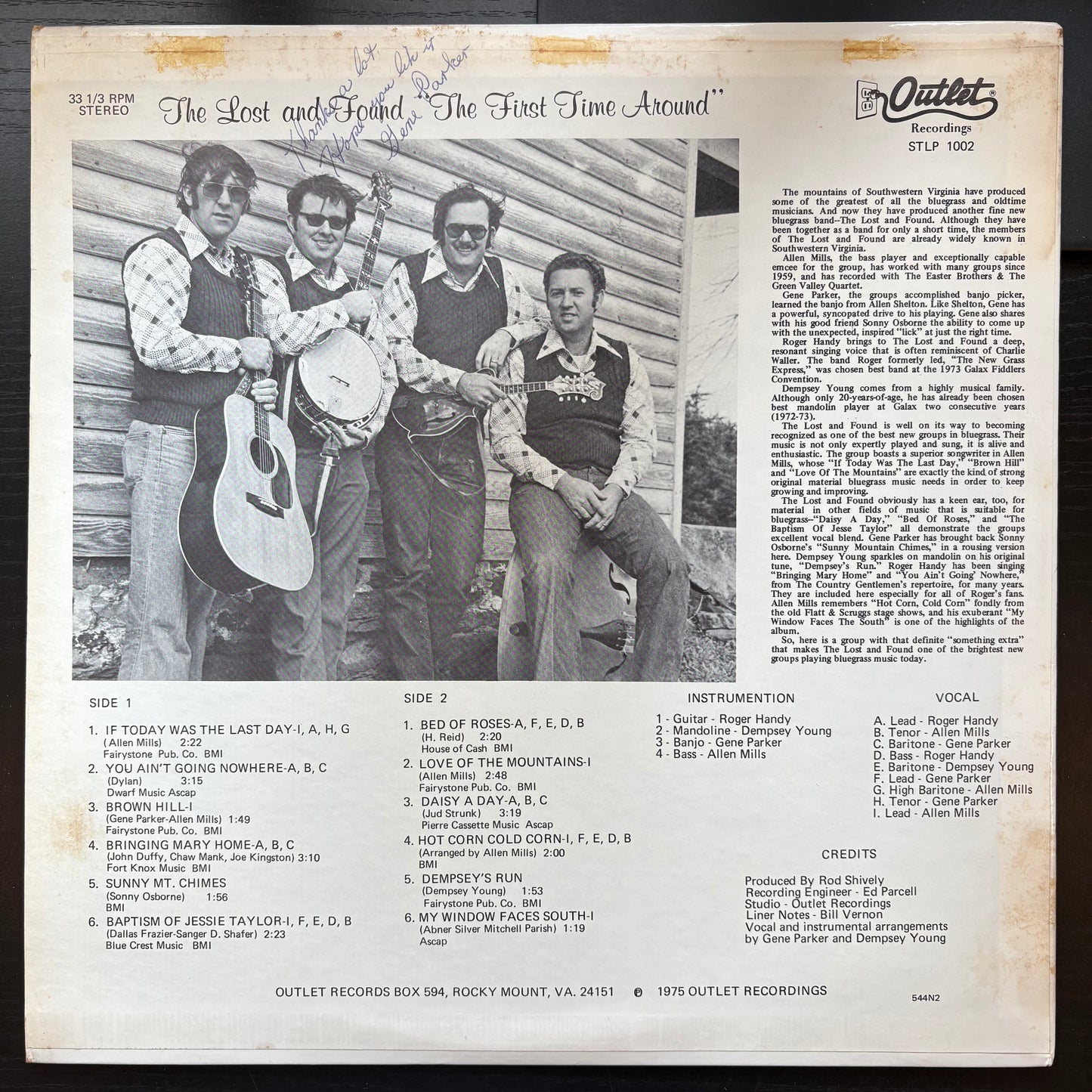 Lost and Found, "The First Time Around" [VG Used]