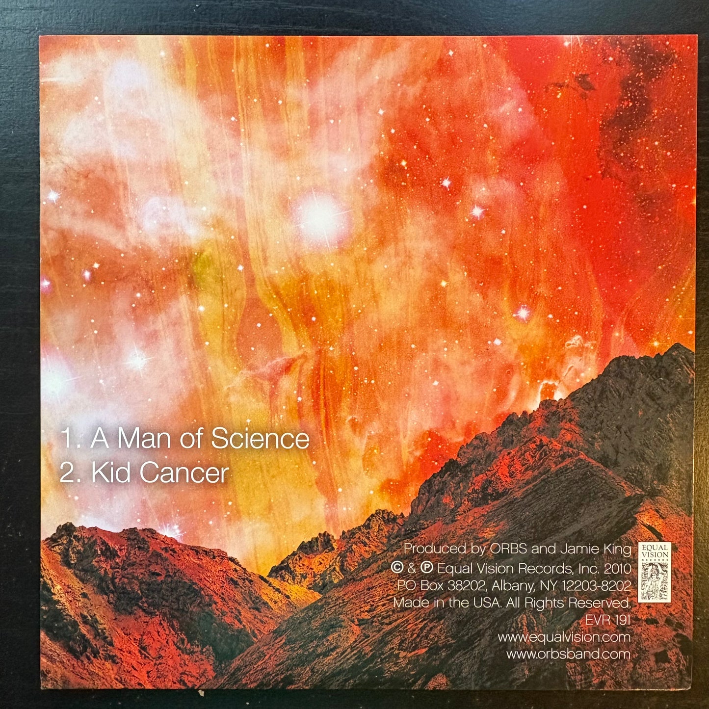 Orbs, "A Man of Science" (7") [VG+ Used]