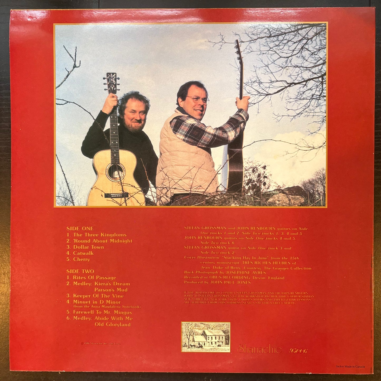 John Renbourn & Stefan Grossman, "The Three Kingdoms" [VG Used]