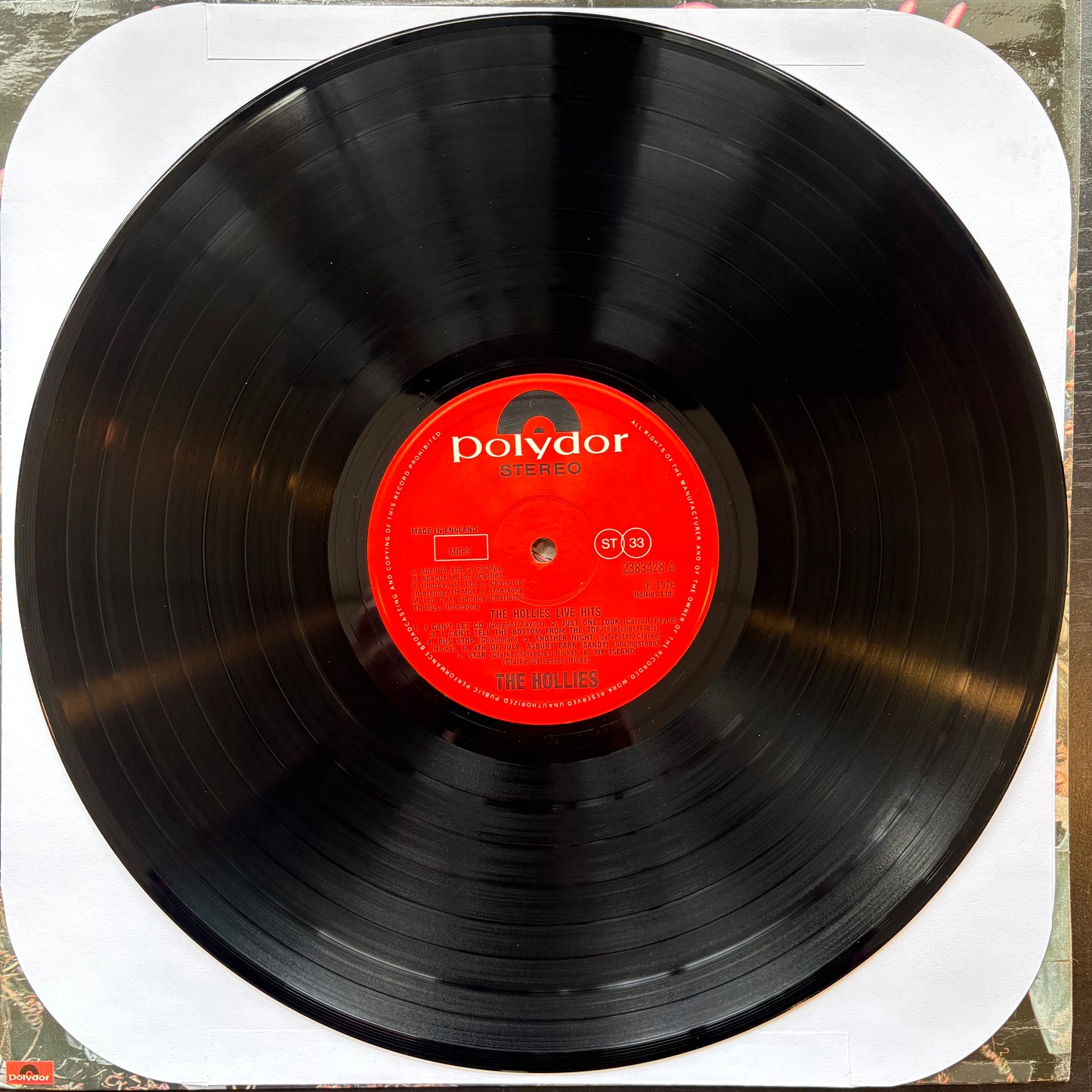 Hollies, "Hollies Live Hits" [VG+ Used]