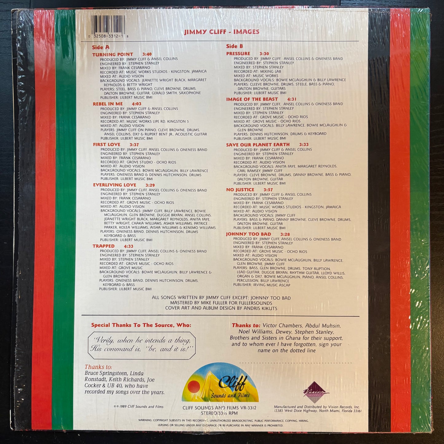 Jimmy Cliff, "Images" (LP) [VG- Used]