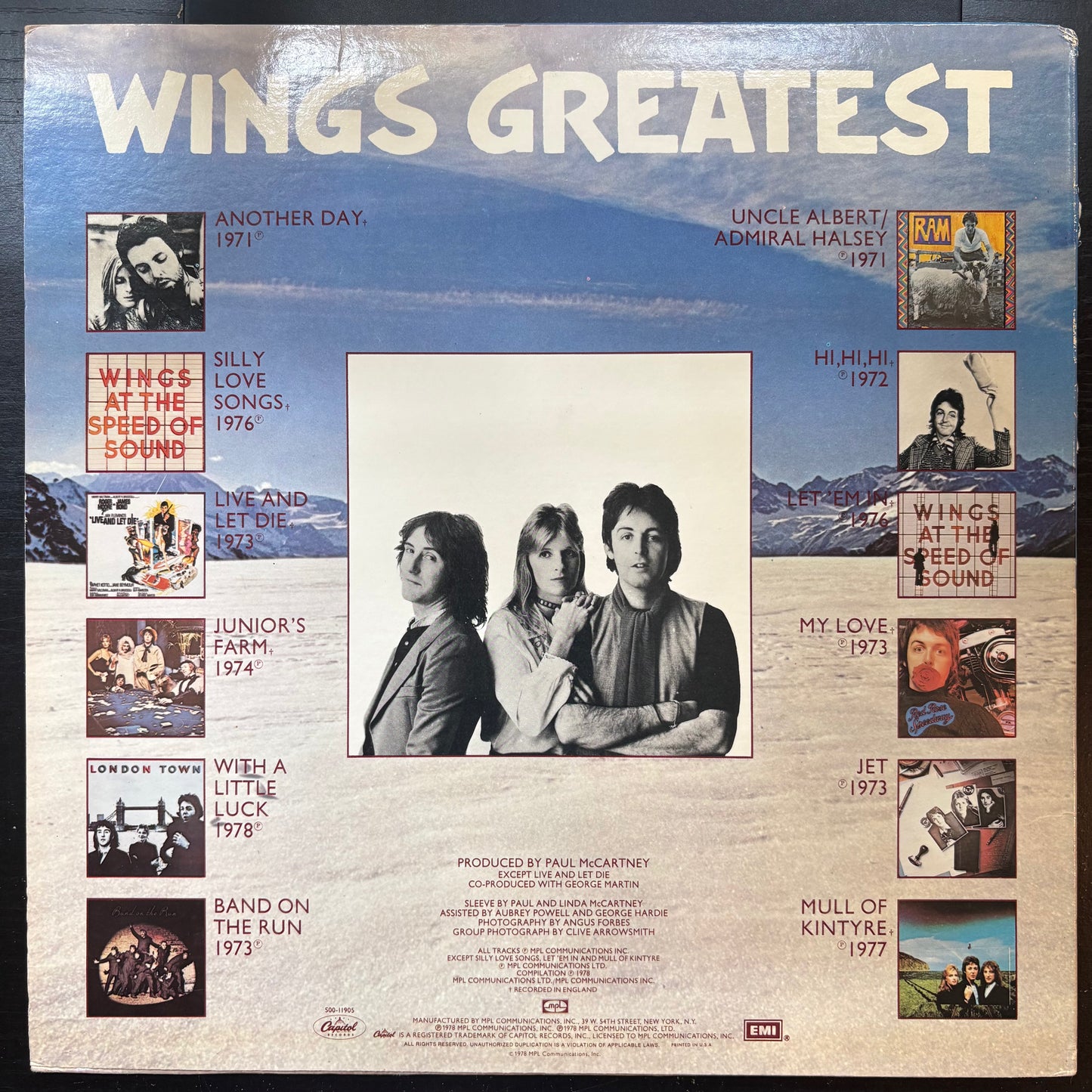 Wings, "Wings Greatest" (LP) [VG Used]