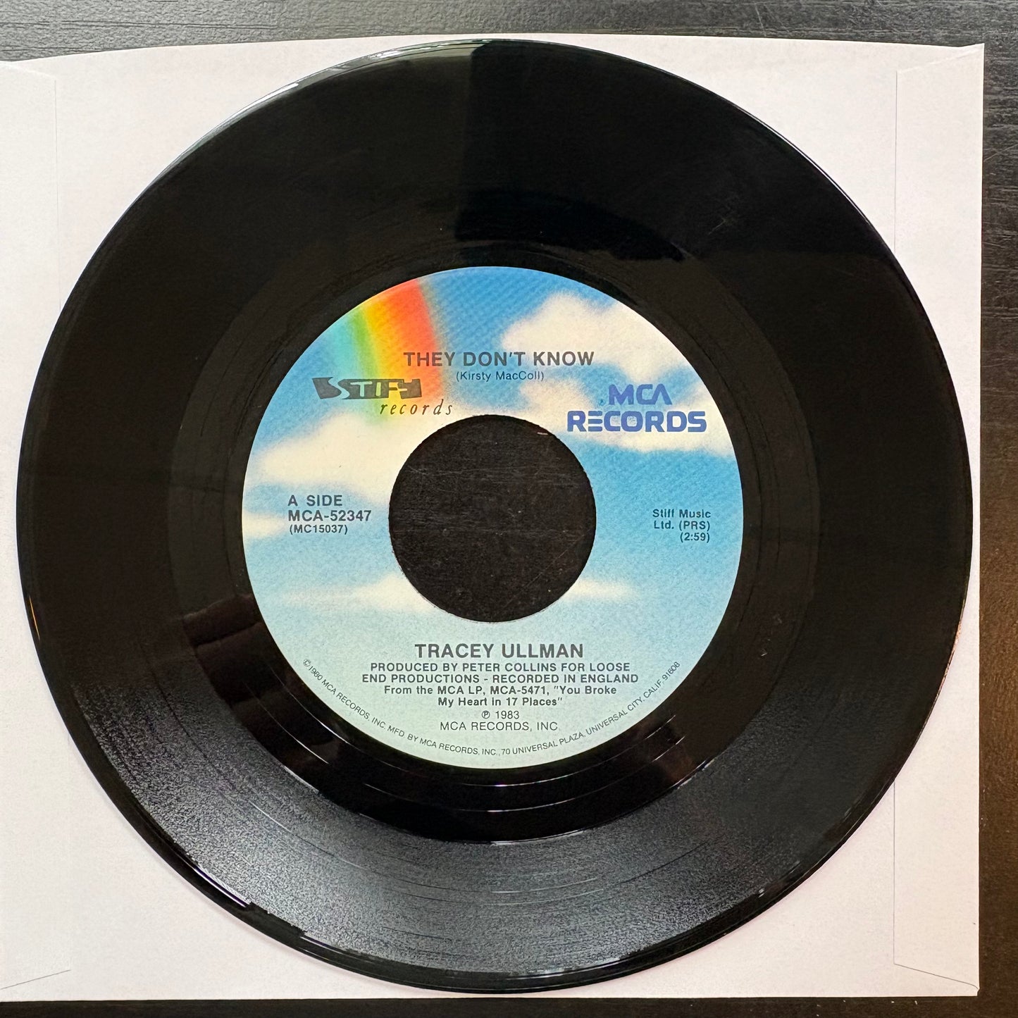 Tracey Ullman, "They Don't Know" (7") [VG Used]