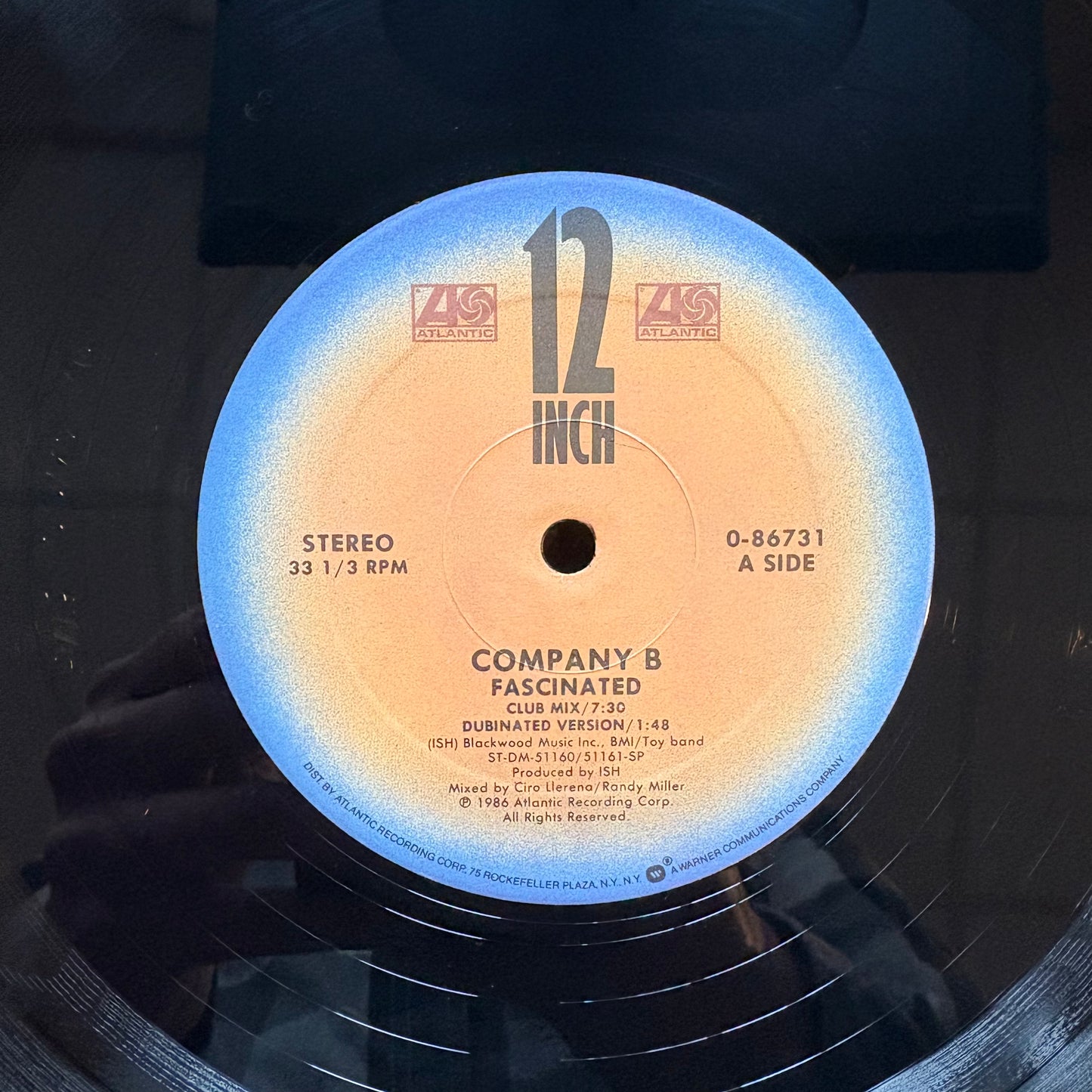 Company B, "Fascinated" (12") [VG+ Used]