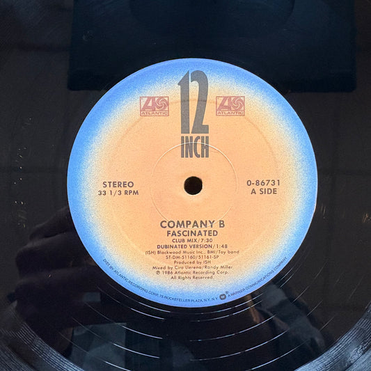 Company B, "Fascinated" (12") [VG+ Used]