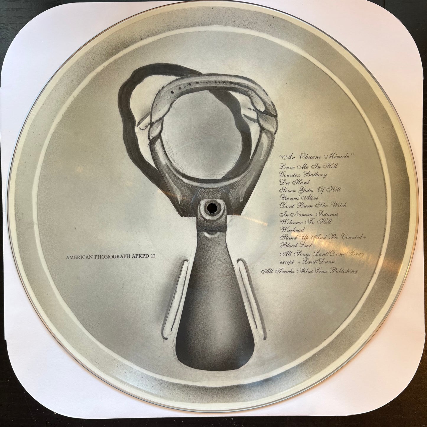 Venom, "Live Official Bootleg" (Picture Disc) [VG- Used]