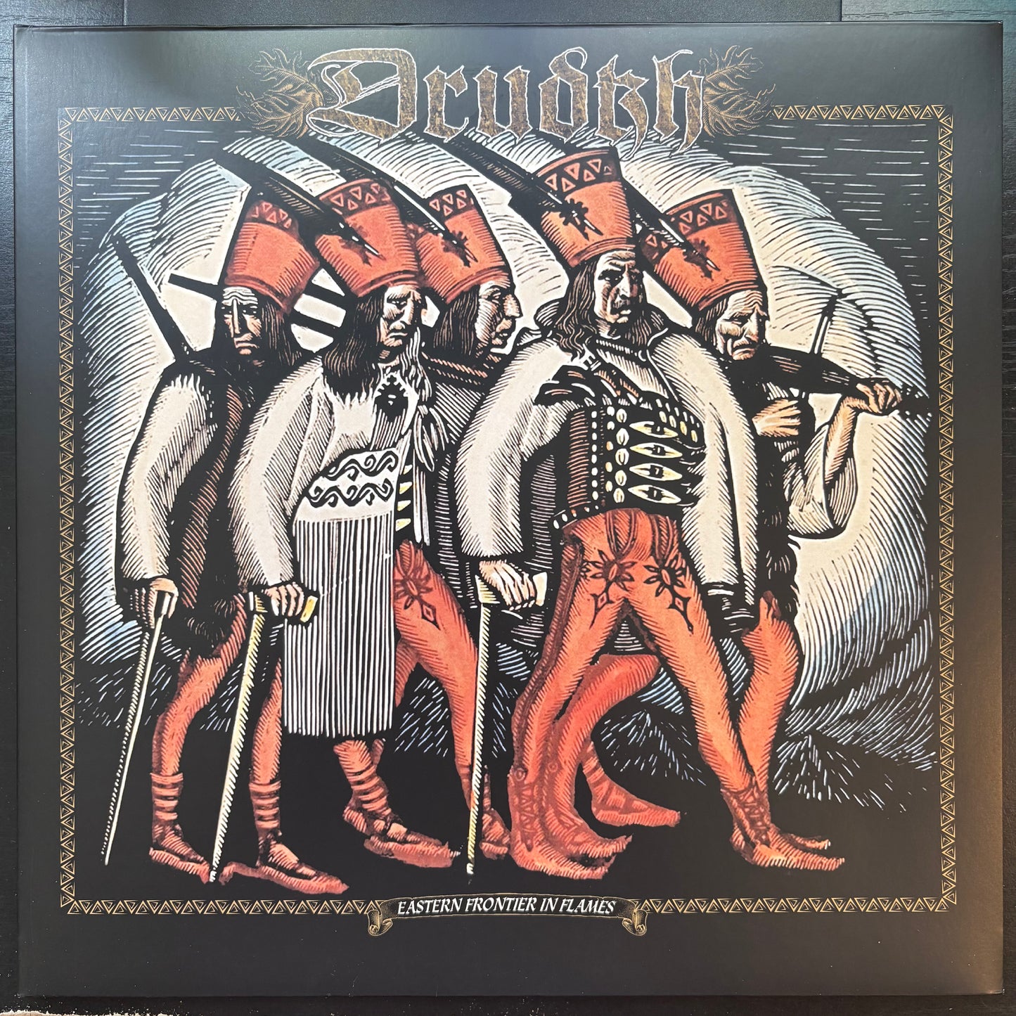 Drudkh, "Eastern Frontier in Flames" (Blue Vinyl) [NM Used]