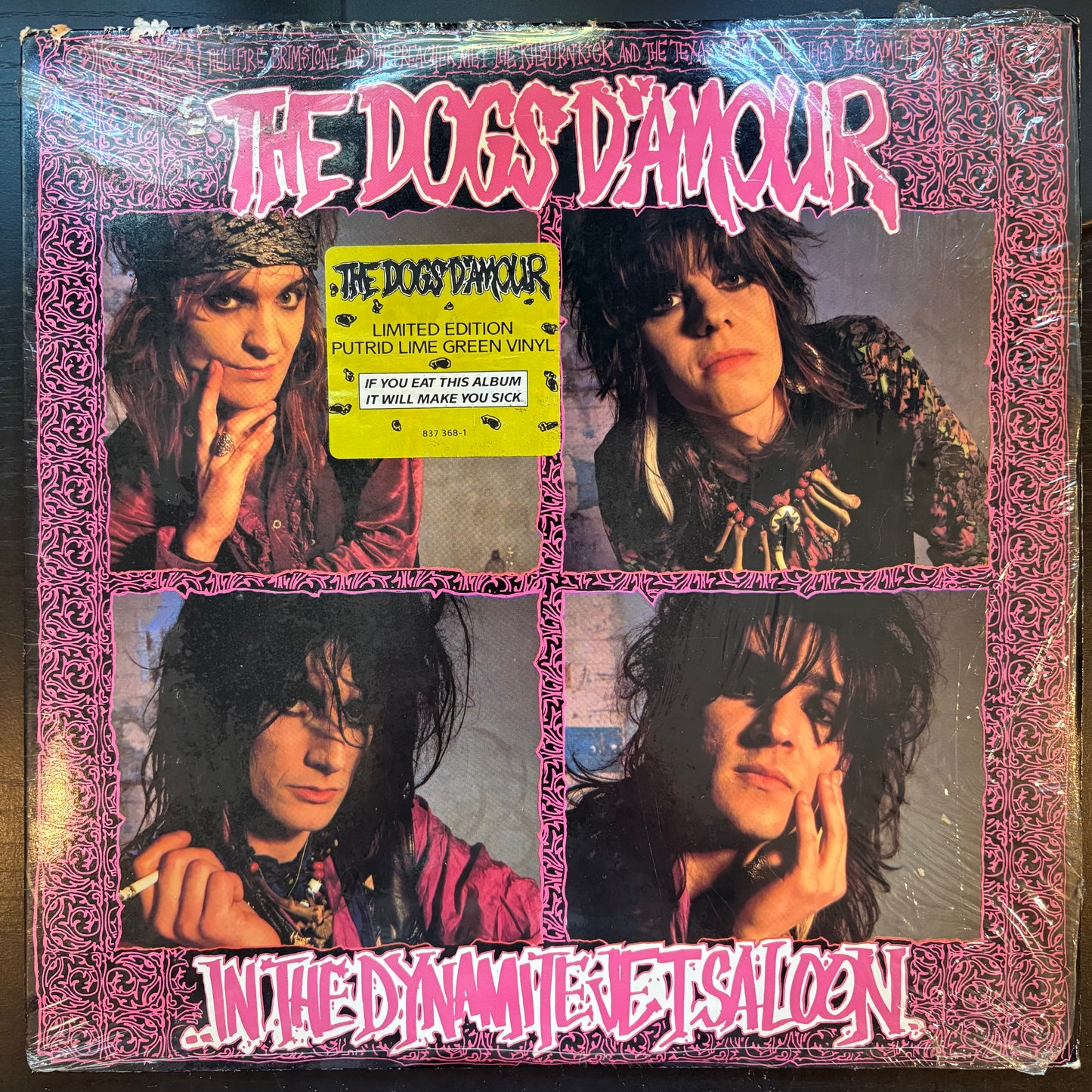 Dogs D'Amour, "In the Dynamite Jet Saloon" (Green Vinyl) [VG- Used]