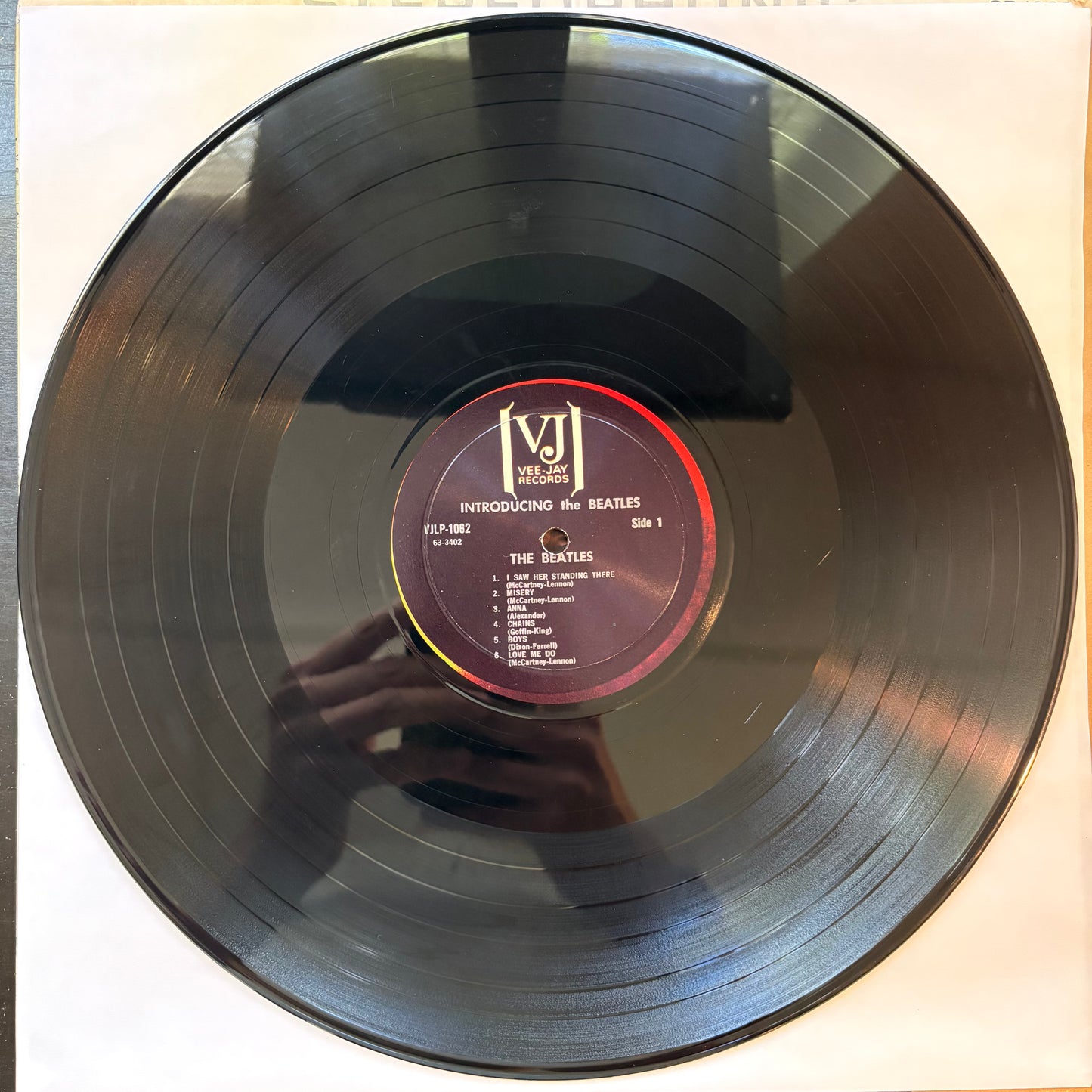 Beatles, "Introducing the Beatles" (LP) [VG- Used]