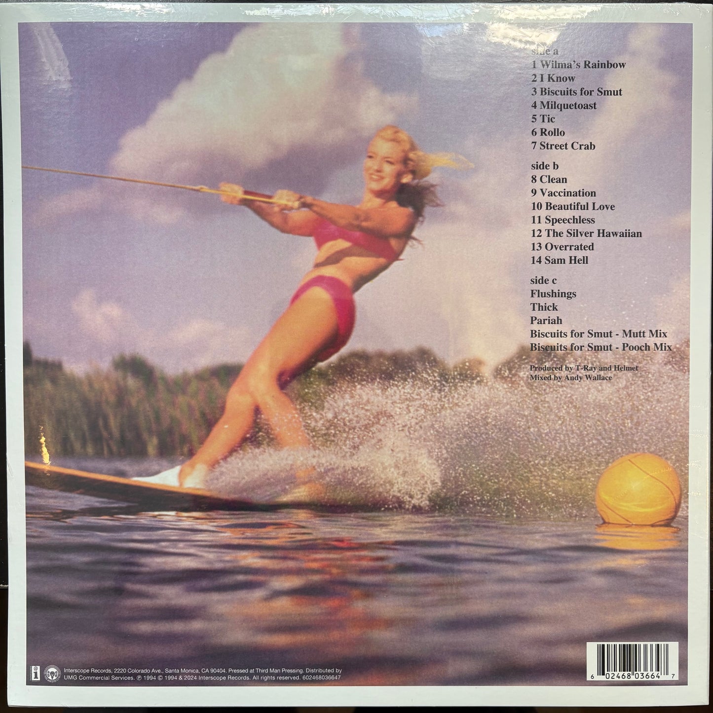 Helmet, "Betty" (Baby Blue Vinyl / Sealed) [Used]