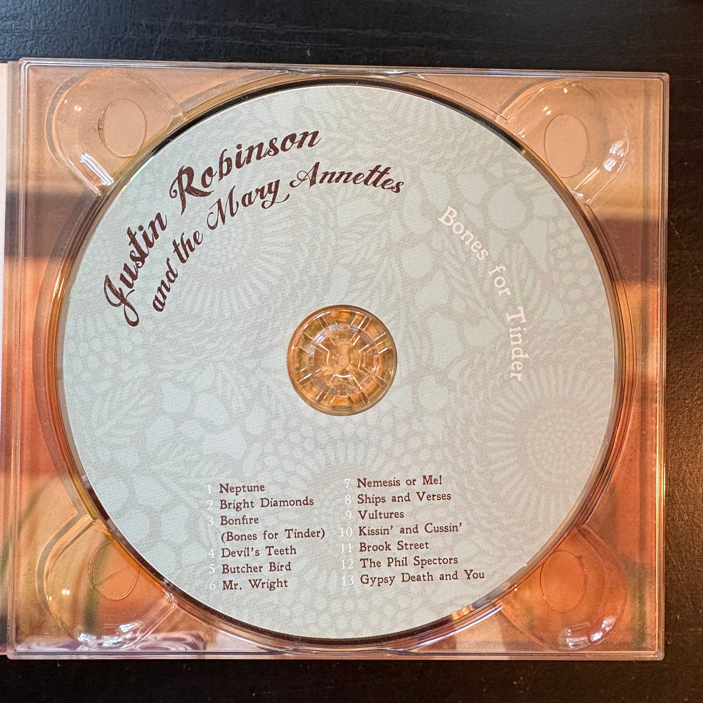 Justin Robinson & The Mary Annettes, "Bones for Tinder" (CD) [NM Used]