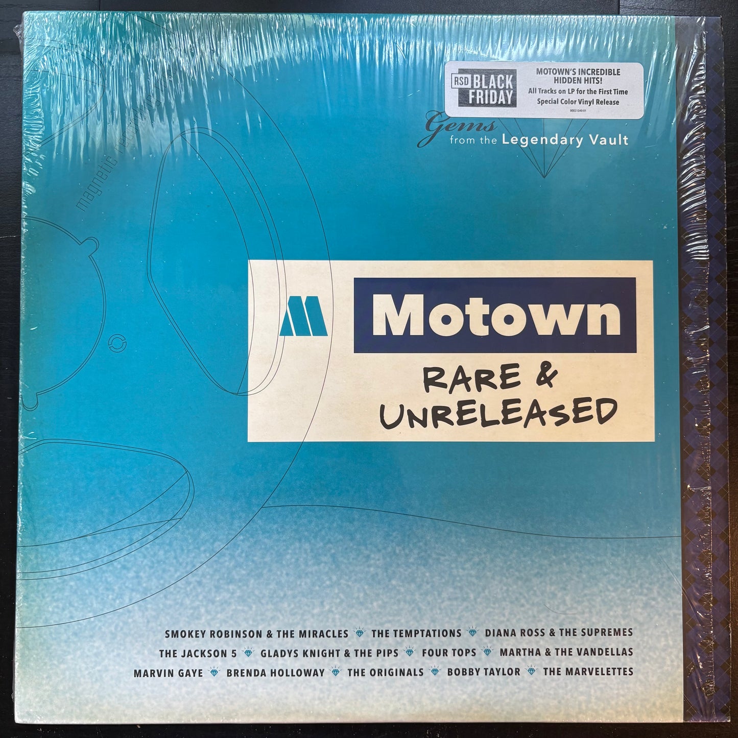 Various Artists, "Motown: Rare & Unreleased" (LP) (Blue Vinyl) [EX Used]