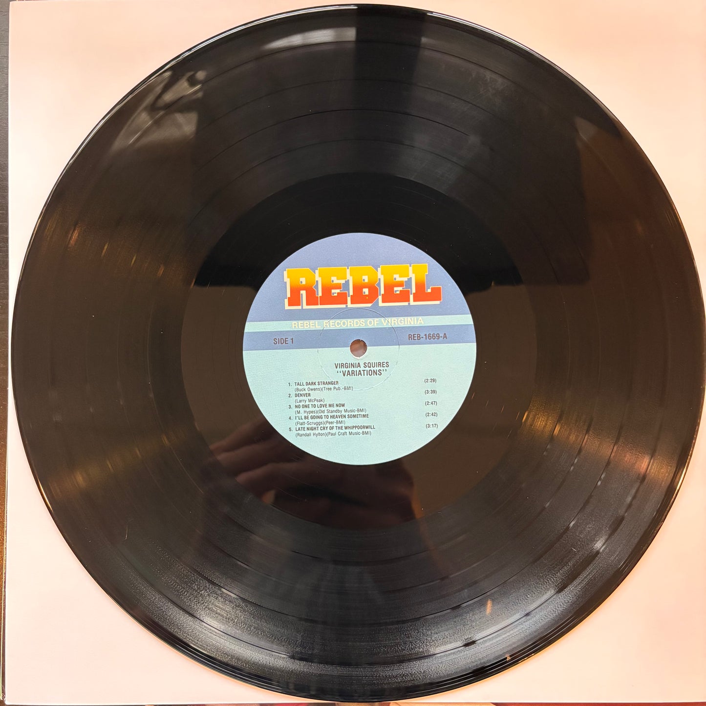 Virginia Squires, "Variations" [VG+ Used]