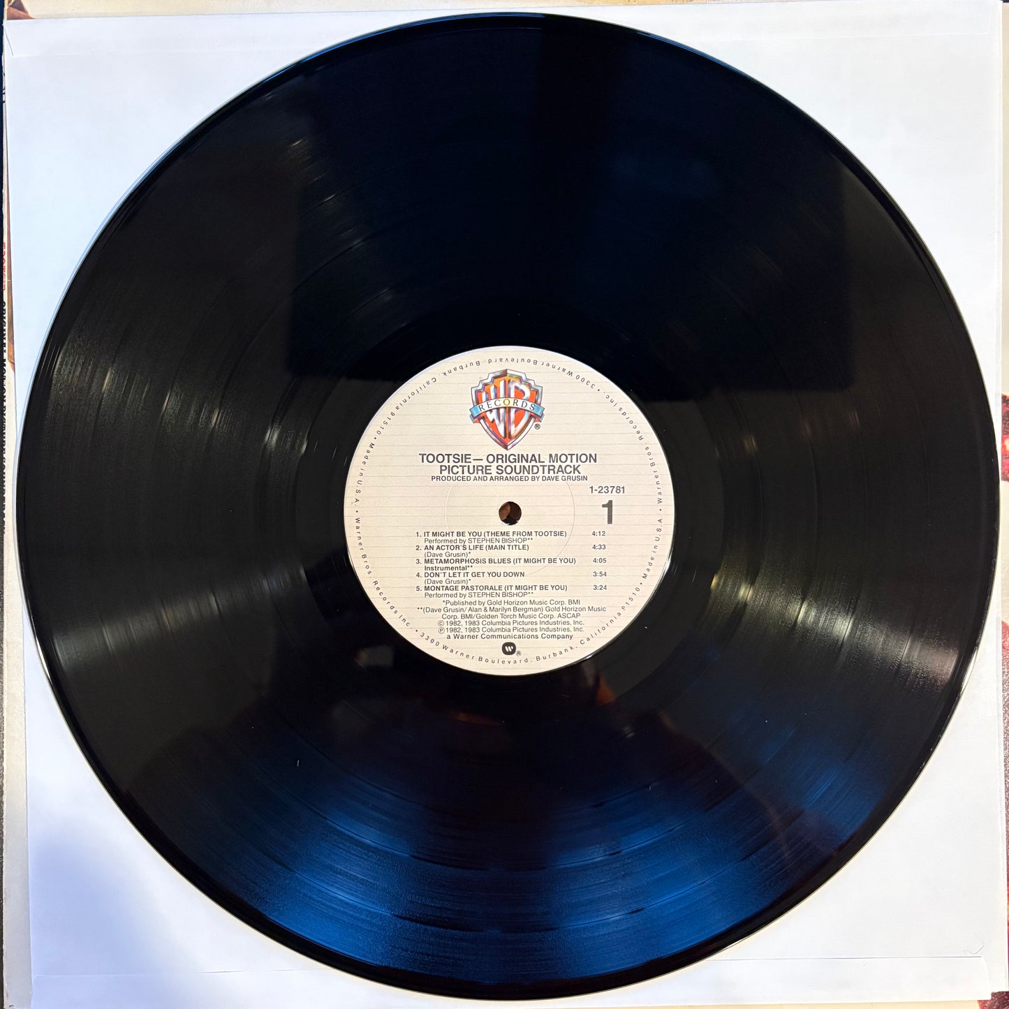 Dave Grusin, "Tootsie Soundtrack" [VG Used]