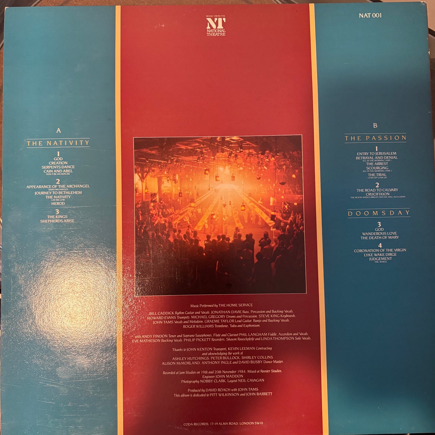 Home Service, "The Mysteries: Music from the National Theatre Production of The Nativity - The Passion - Doomsday" [VG Used]