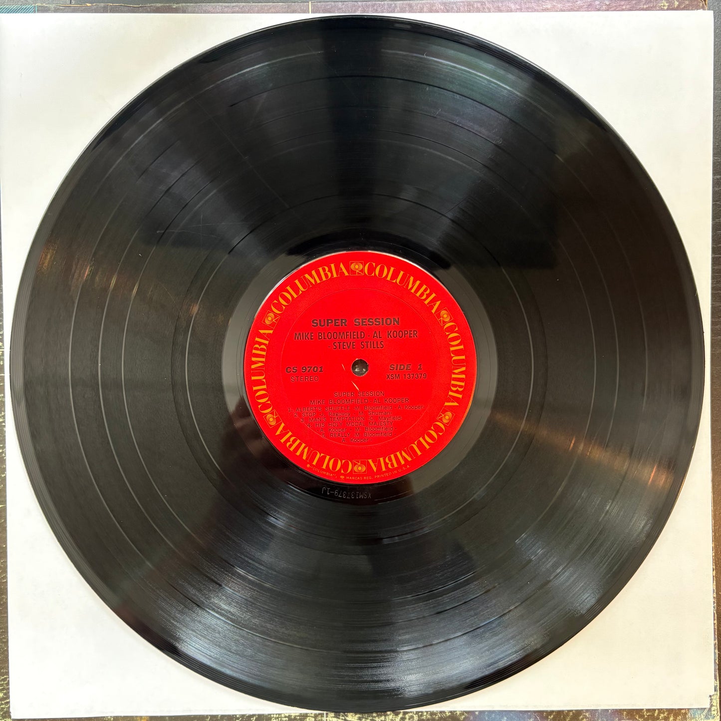 Mike Bloomfield / Al Kooper / Steve Stills, "Super Session" (LP) [VG Used]