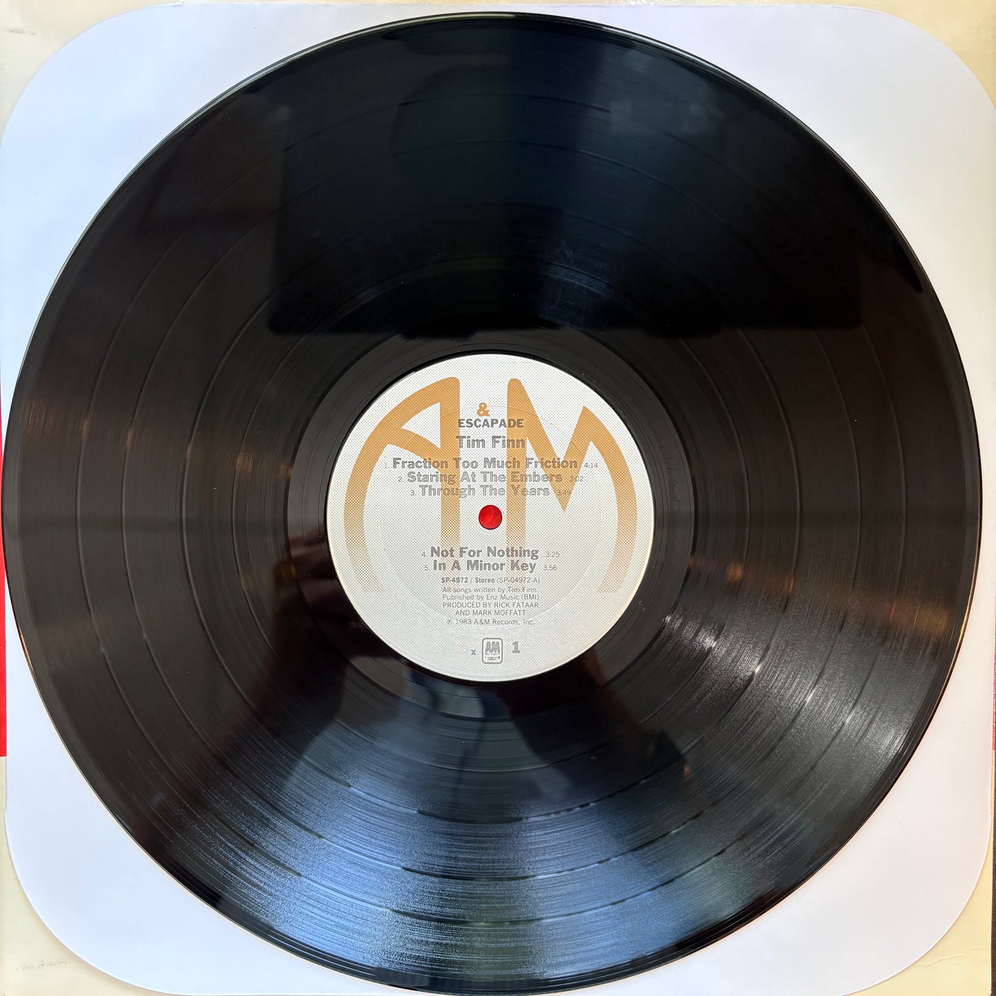 Tim Finn, "Escapade" [VG+ Used]