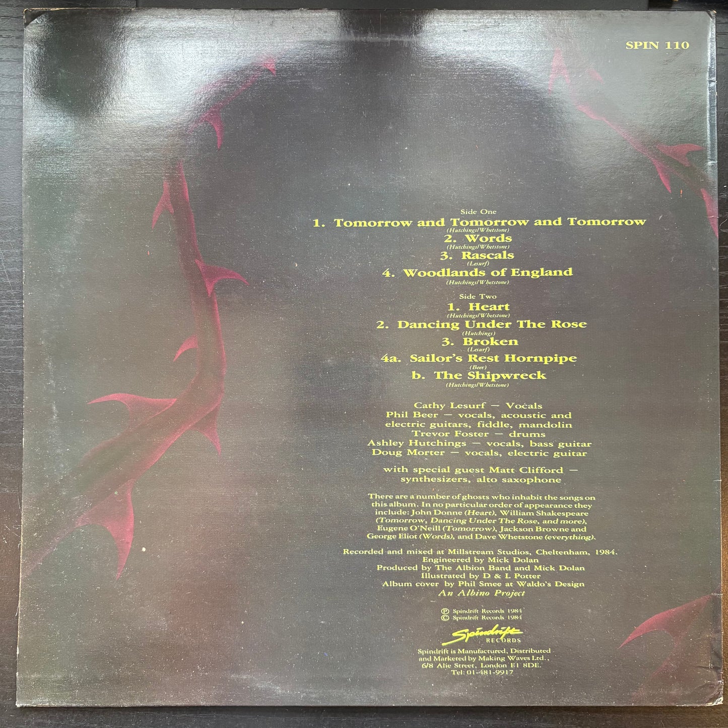 Albion Band, "Under the Rose" [VG+ Used]