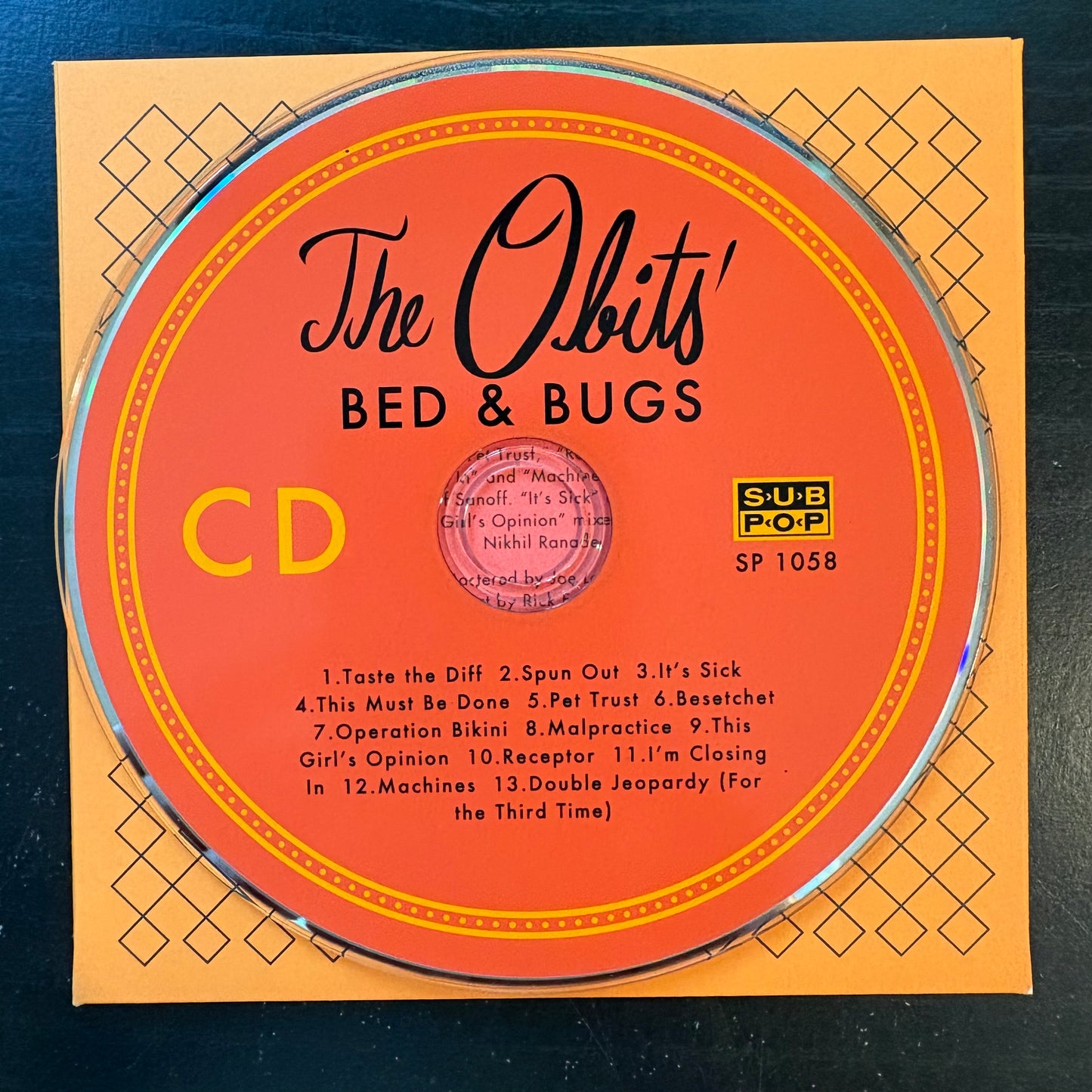 Obits, "Bed & Bugs" (CD) [VG+ Used]