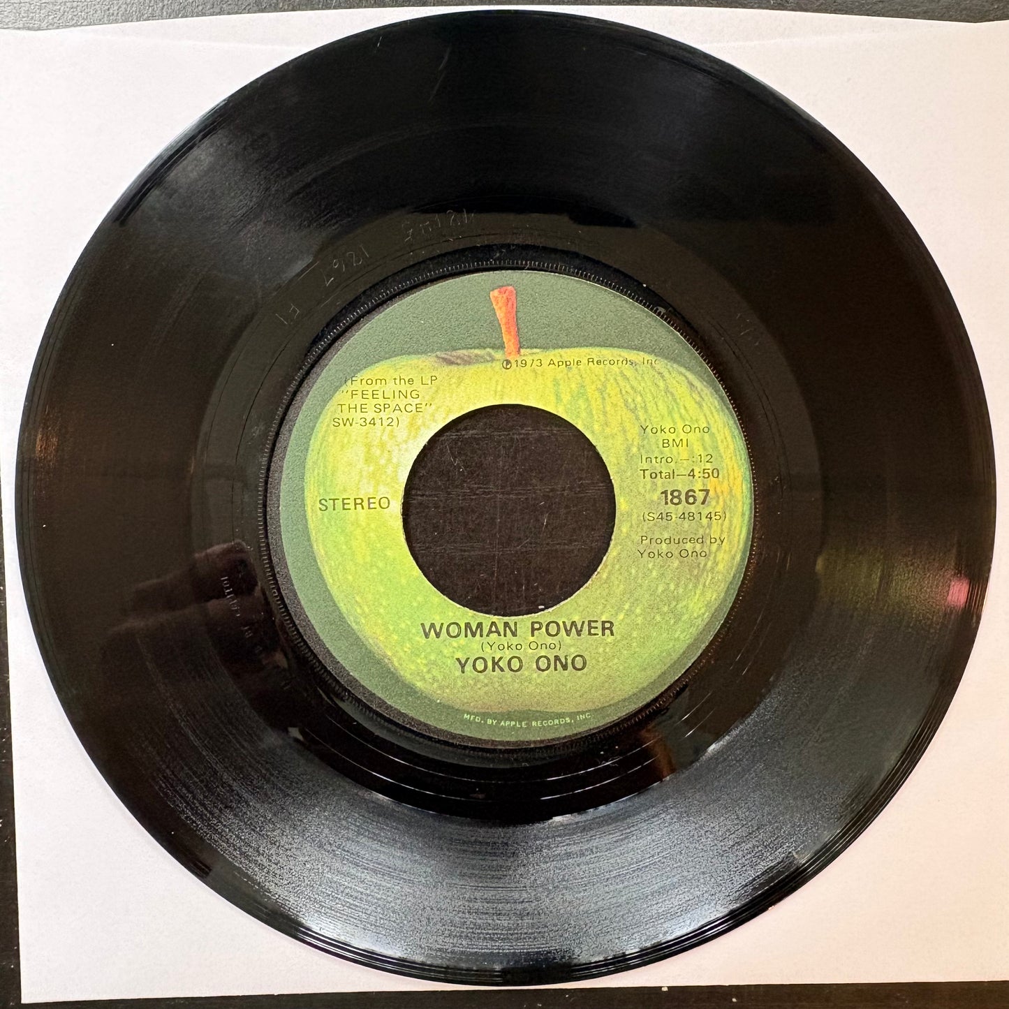 Yoko Ono, "Woman Power" (7") [VG Used]