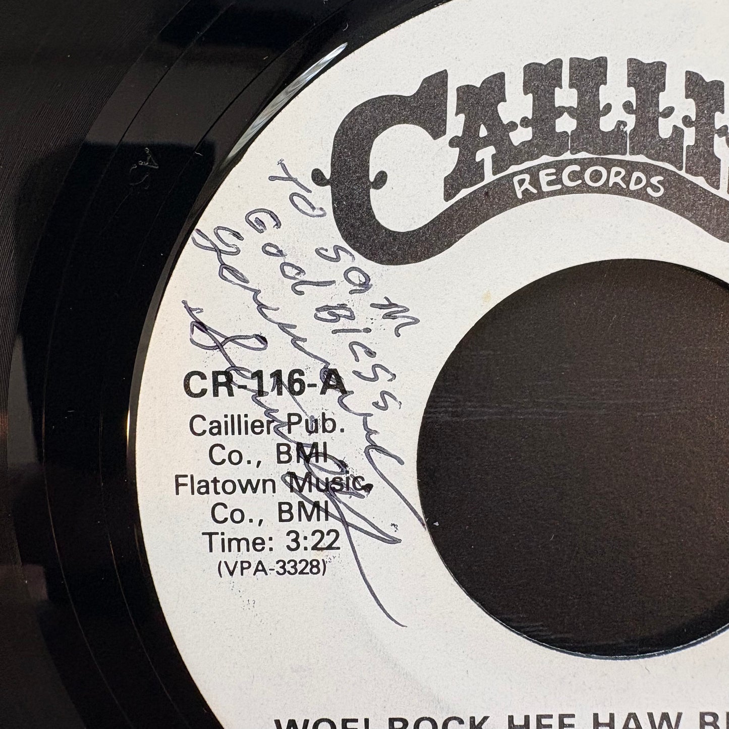Terrance Simien, "Woe! Rock Hee Haw Breakdown" (Signed) (7") [EX Used]