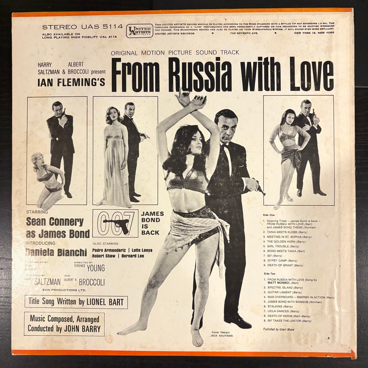 John Barry, "From Russia With Love Soundtrack" [VG- Used]
