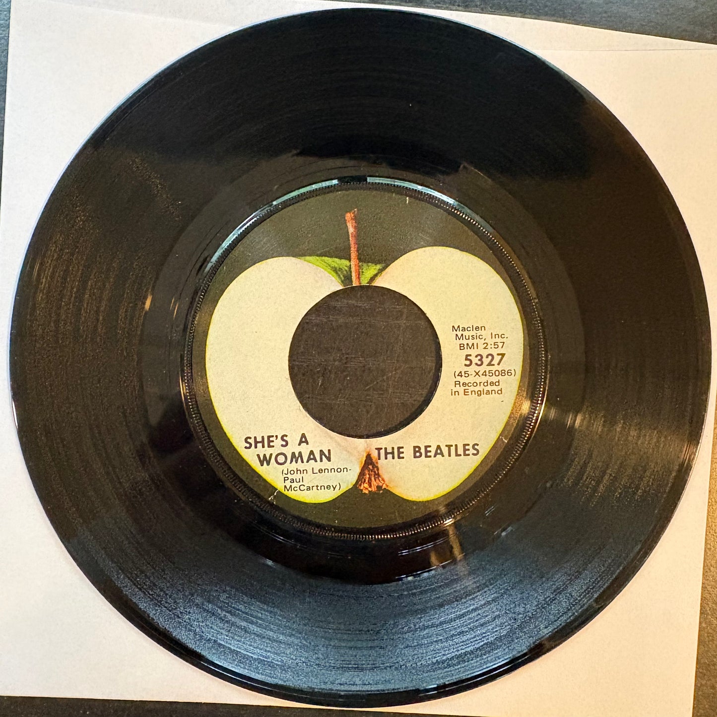 Beatles, "I Feel Fine" (7") [VG Used]