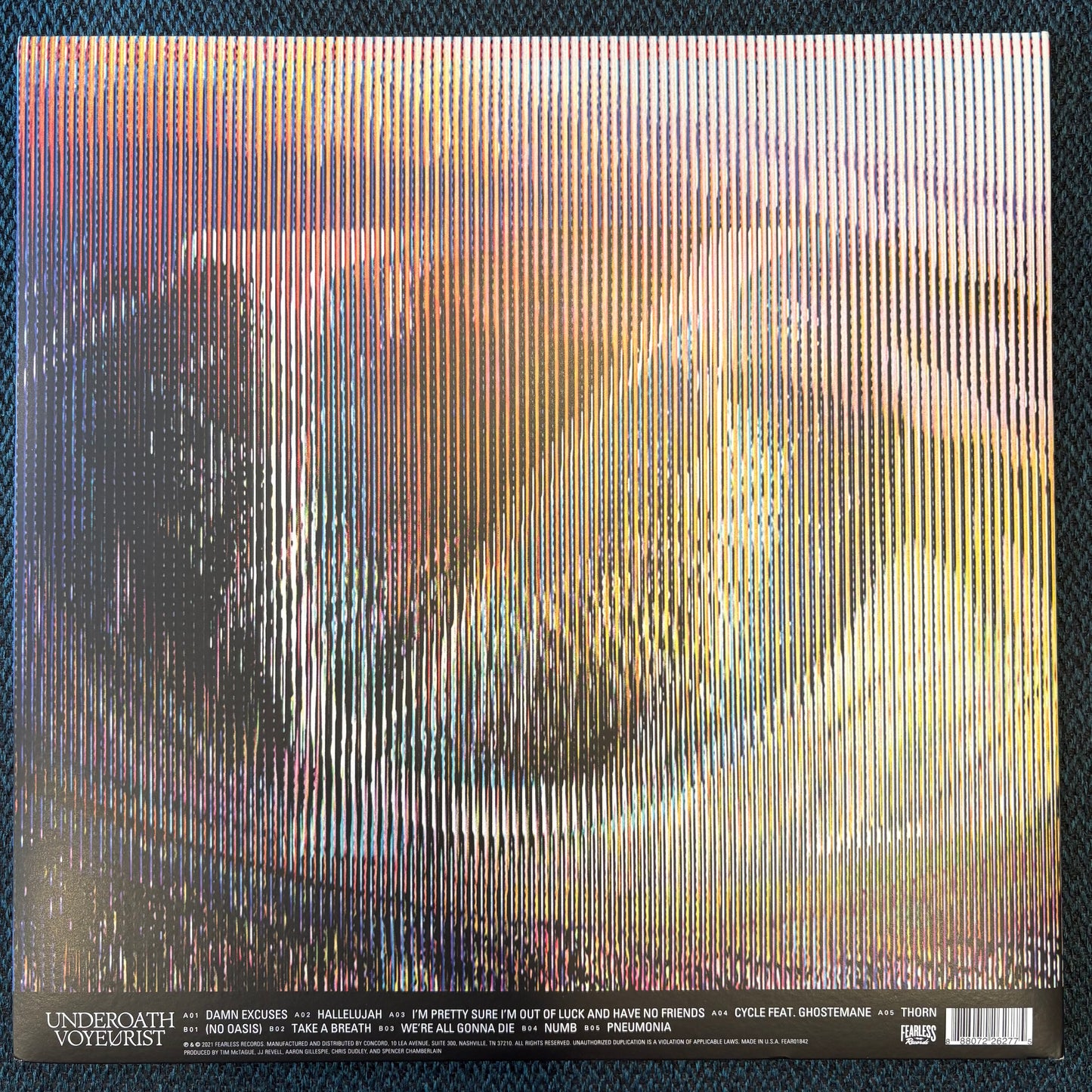 Underoath, "Voyeurist" (Metallic Gold with Black Vinyl) [NM Used]