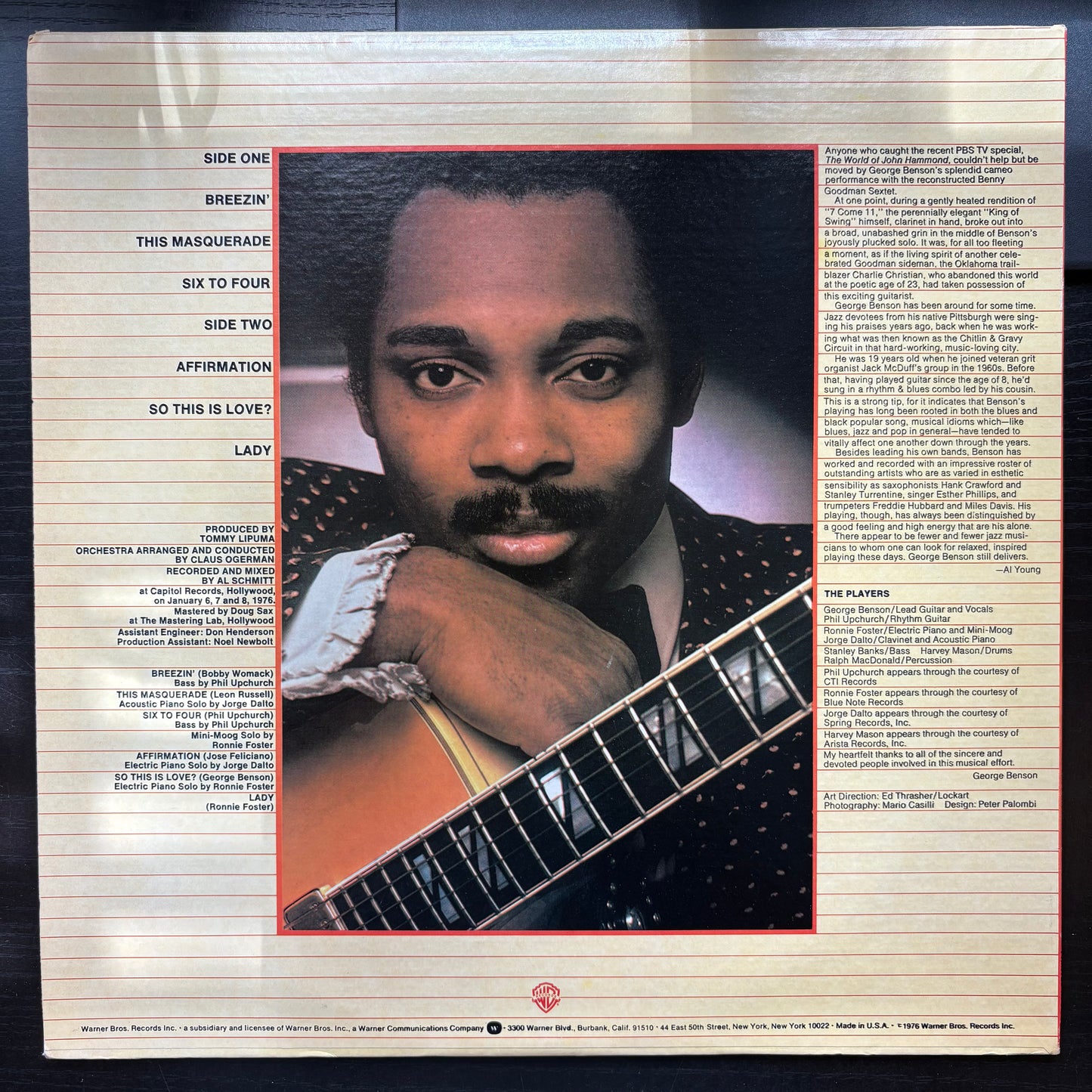 George Benson, "Breezin'" [VG+ Used]