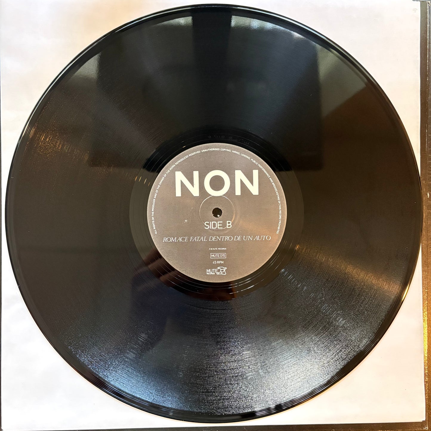 NON, "Rise" (12") [VG+ Used]