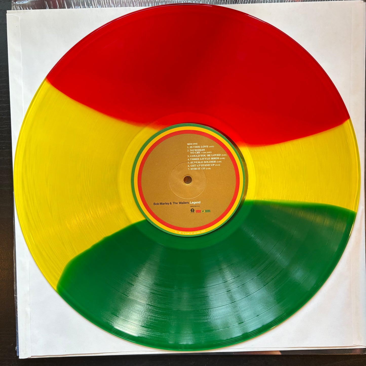Bob Marley & The Wailers, "Legend: The Best Of Bob Marley" (Tri-Color Vinyl) [VG Used]