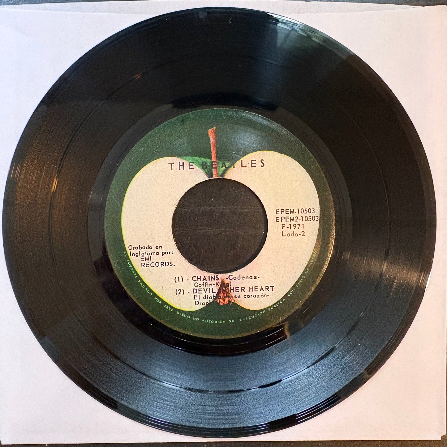 Beatles, "Do You Want to Know a Secret" (7" EP) (Mexico) [VG Used]