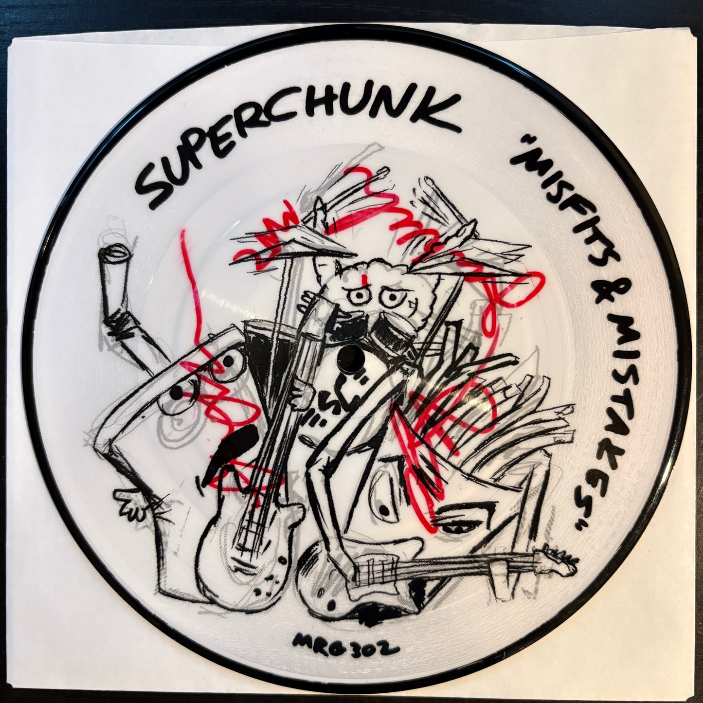 Superchunk, "Misfits and Mistakes" (7") (Picture Disc) (Signed) [VG Used]