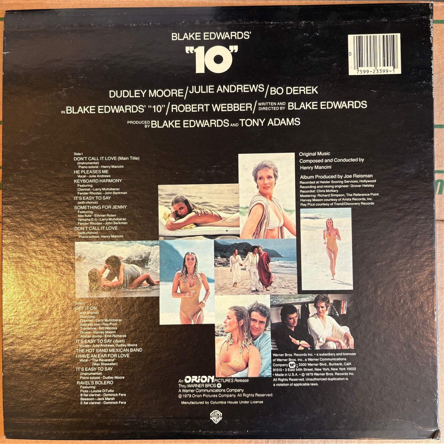 Henry Mancini, "10 Soundtrack" [VG+ Used]