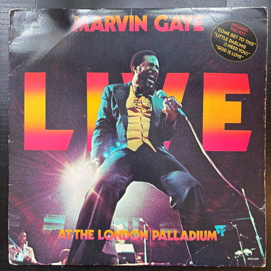 Marvin Gaye, "Live at the London Palladium" (2LP) [VG- Used LP]