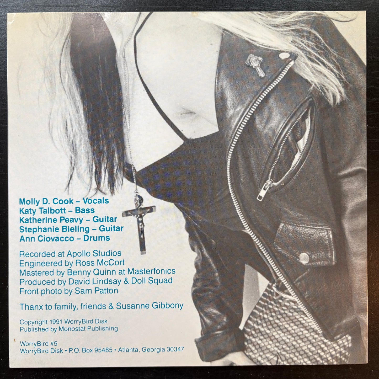Doll Squad, "Kiss Me I'm Poisonous" (7") (Red Vinyl) [VG Used]