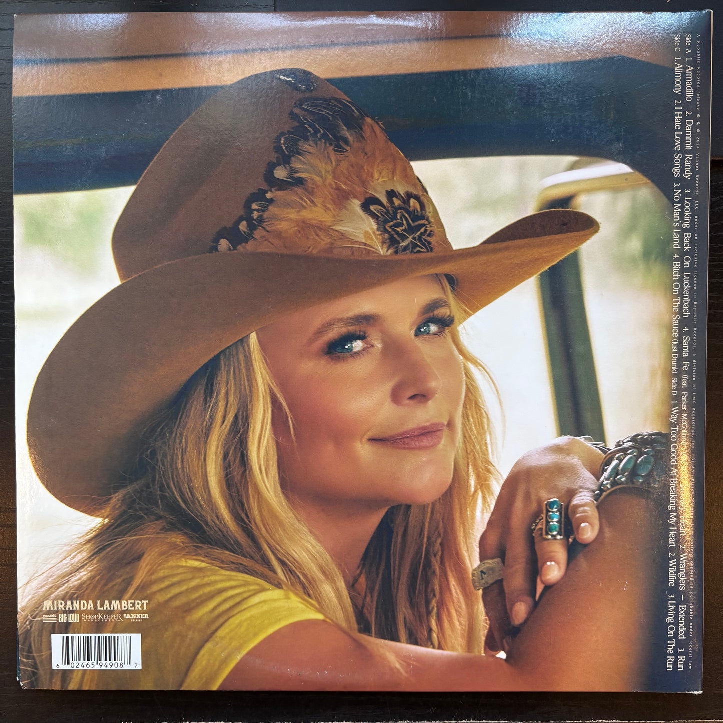 Miranda Lambert, "Postcards from Texas" (Sea Blue Mix) [VG Used]