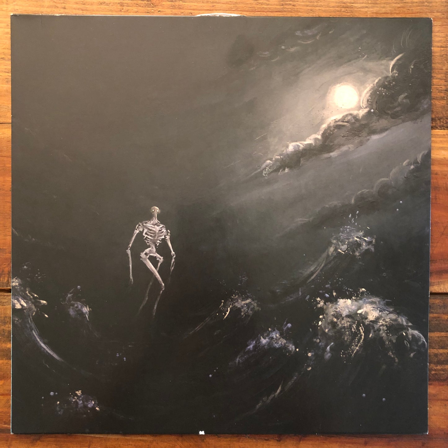 Broadside, "Into the Raging Sea" (Sea Blue w/ Bone Splatter) [Used]