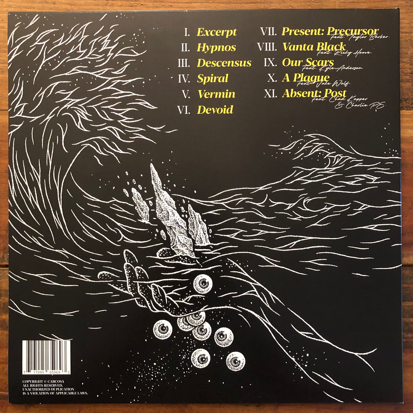 Carcosa, "Anthology" (Vanta Black) [Used]