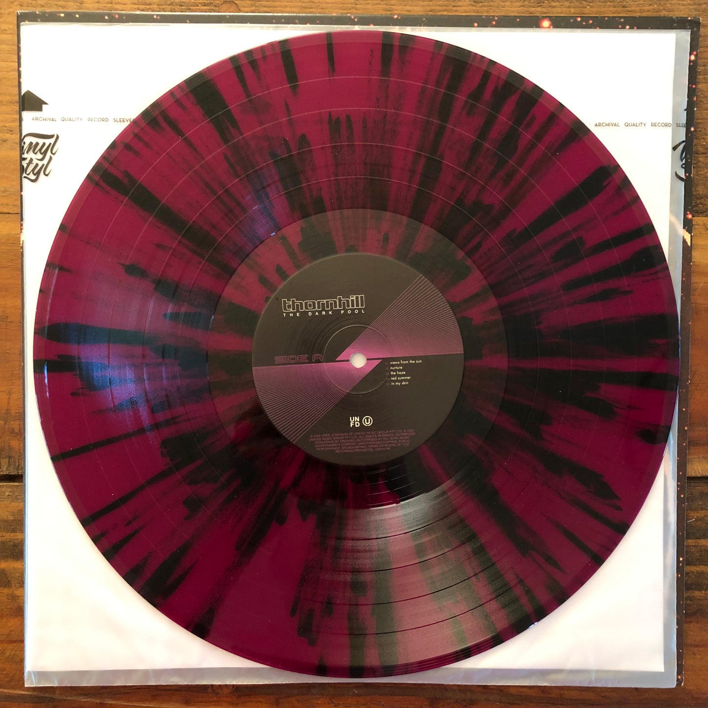 Thornhill, "The Dark Pool" (Purple w/ Black Splatter) [Used]