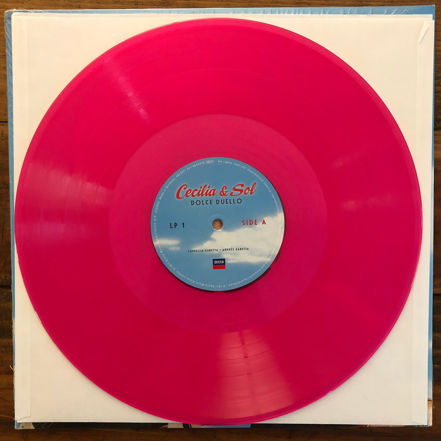 Cecilia & Sol, "Dolce Duello" (Pink Vinyl) [Used]