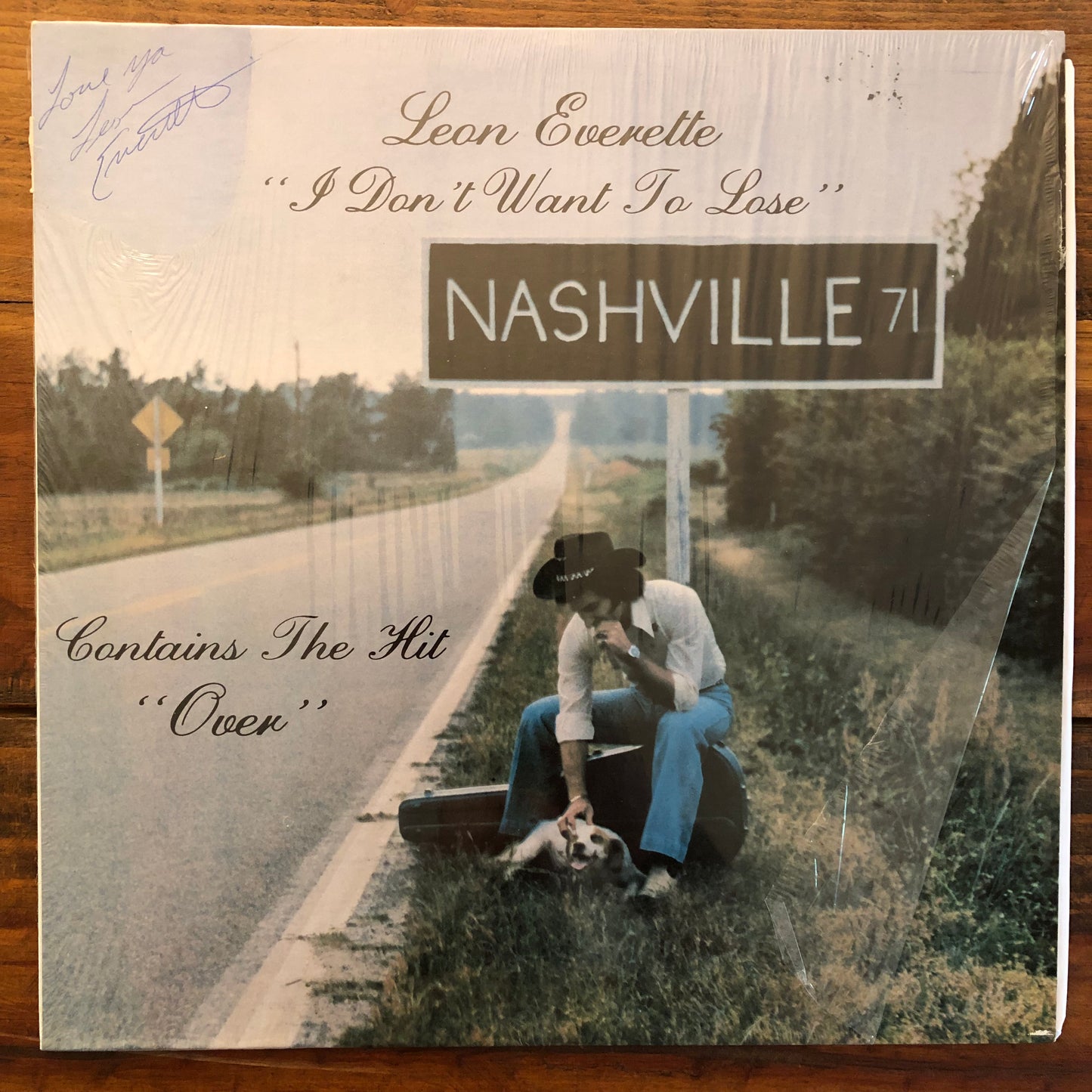 Leon Everette, "I Don't Want to Lose" (Signed) [Used]