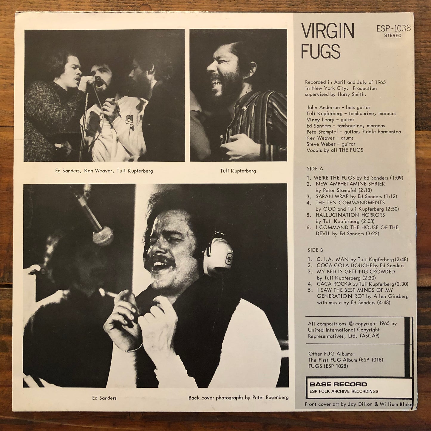 Fugs, "Virgin Fugs" [Used]