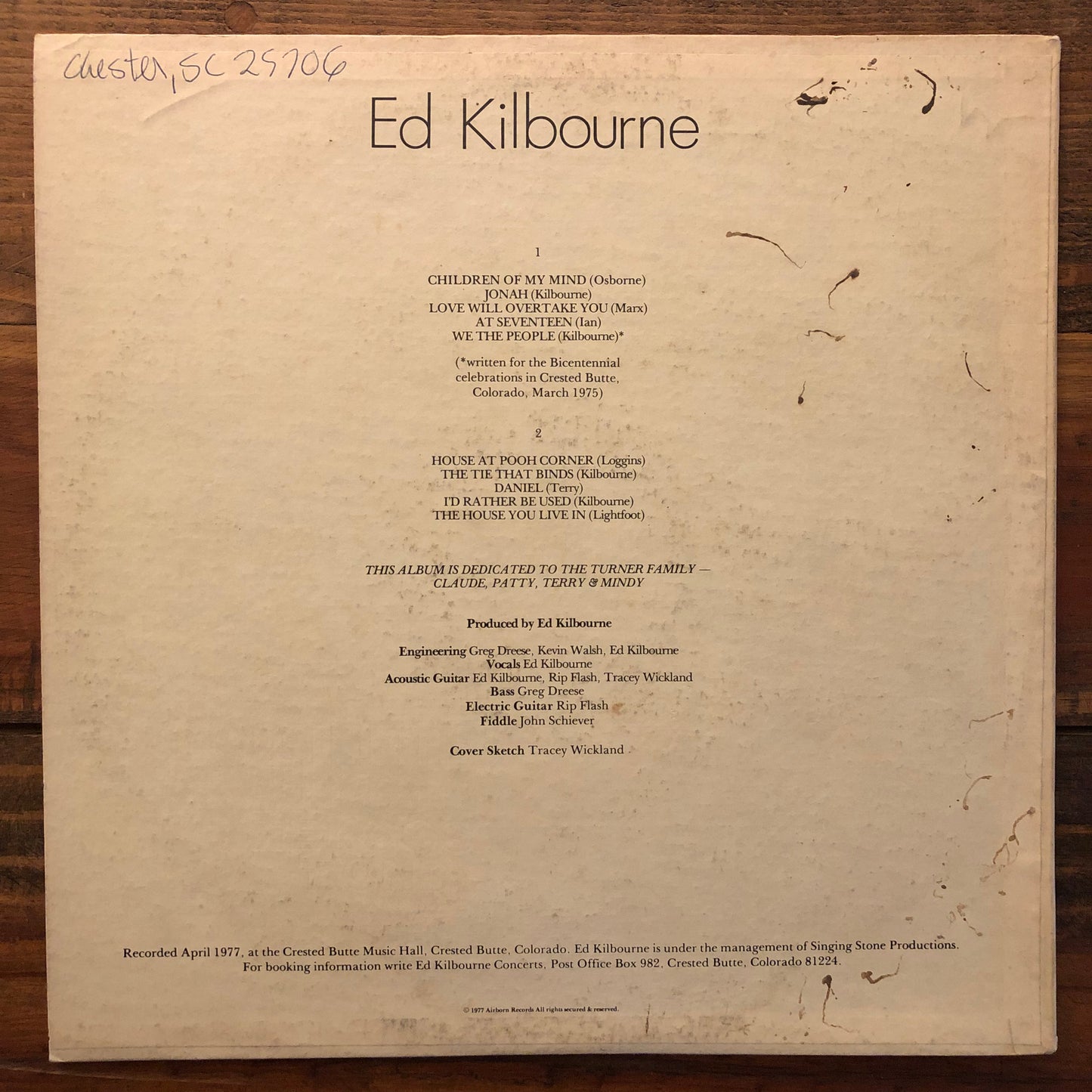 Ed Kilbourne, "Children of My Mind" (Signed) [Used]