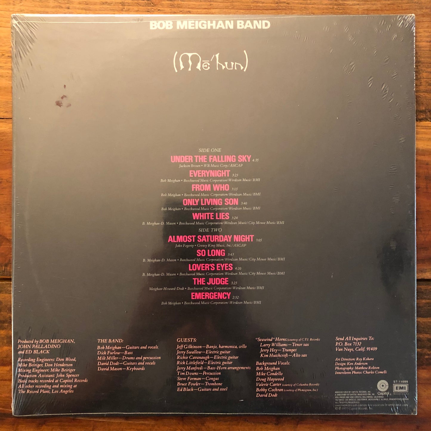 Bob Meighan Band, "(Me-hun)" [Used]